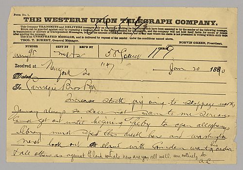 Carnegie writes on the Stock markets' typical January flux and that he is not concerned with it. He also gives advice on Eland and opposition against Eland's order