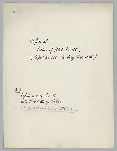 Frick writes to Carnegie in Coworth Park, England and informs him that the "wage question at Homestead is almost serious one," and warns that it may be "necessary to fight it out this summer."