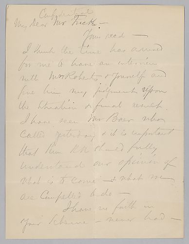 Carnegie writes on negotiating firmly with the Pennsylvania Railroad Company