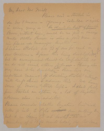 Carnegie writes on measures to keep good managers in the company. He also writes on making Keystone part of Carnegie, Phipps, and Company