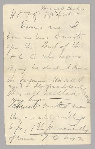 Carnegie writes on fixing coke prices at $1.35 USD per ton as if it is a completed deal. He also belittles Frick