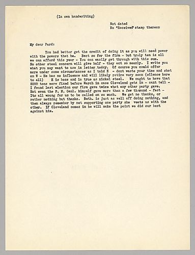 Carnegie writes on various business strategies in the event of Cleveland winning the Presidential Election