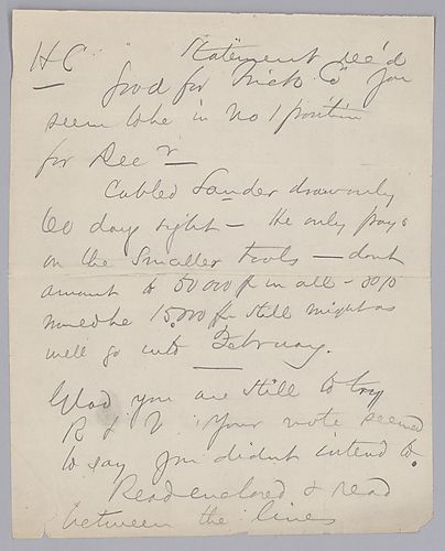 Carnegie writes on shipping rates and dealing with various railroad companies. In a handwritten post-script, Carnegie writes his desire to produce on pig iron and steel