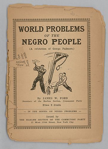World Problems of the Negro People