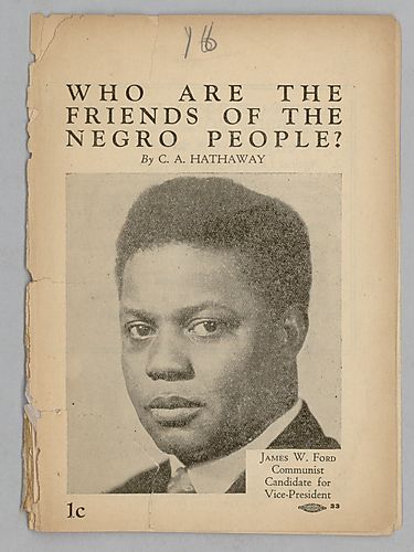 "Who are the Friends of the Negro People?", by C.A. Hathaway