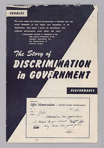 The Story of Discrimination in Government Pamphlet