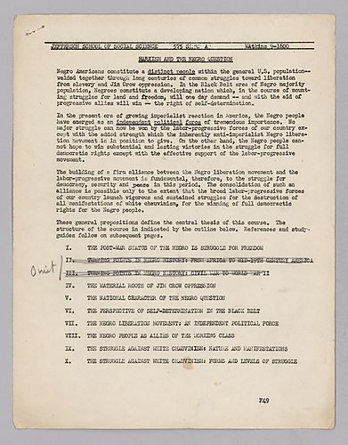 "Marxism and the Negro Question"