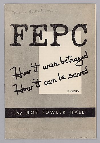 FEPC, How it was Betrayed, How it can be Saved, By Rob Fowler Hall