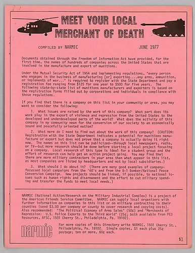 "Meet Your Local Merchant of Death", compiled By Narmic
