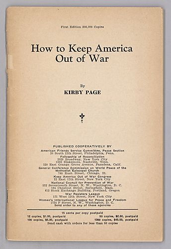 How to Keep America Out of War, by Kirby Page