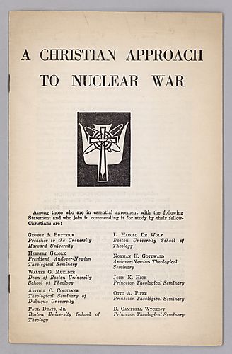 A Christian Approach to Nuclear War