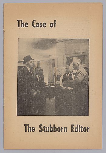 The Case of the Stubborn Editor