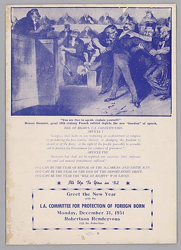 Greet the New Year with the L.A. Committee for Protection of Foreign Born