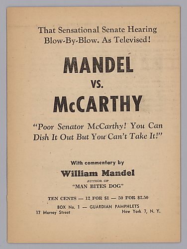 Mandel Vs. McCarthyism