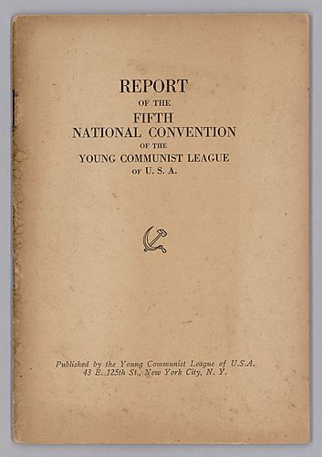 Report of the Fifth National Convention of the Young Communist League of U.S.A.