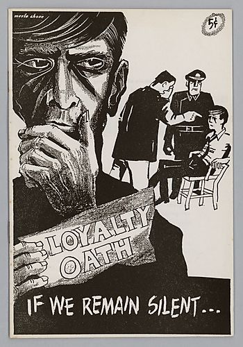 Loyalty Oath, If We Remain Silent...