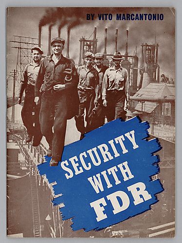"Security with FDR", By Vito Marcantonio