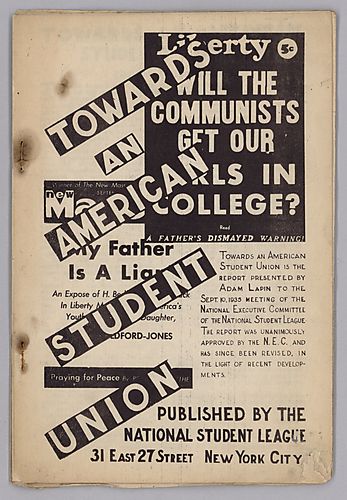 "Towards An American Student Union"