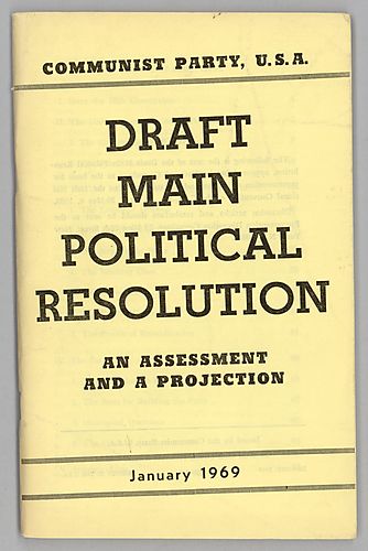 "Draft Main Political Resolution", An Assessment and a Production