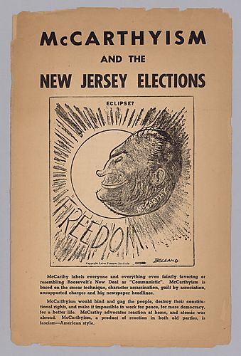 "McCarthyism and the New Jersey Elections"
