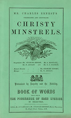 Chirsty's Minstrels book of words