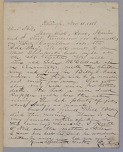 To his brother, Morrison