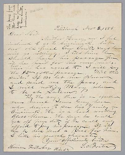 To his brother, Morrison