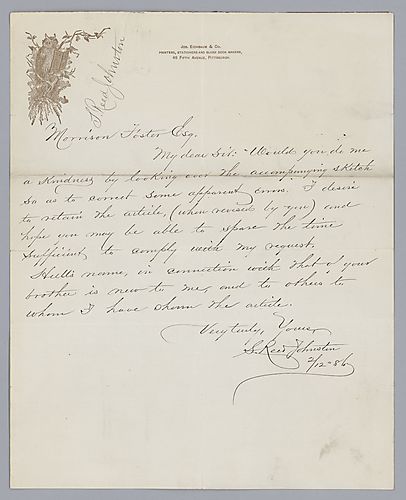 From S. Reed Johnston to Morrison Foster