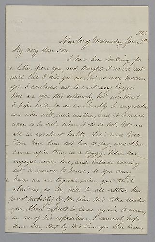 From Henrietta Foster Thornton to William Foster Thornton