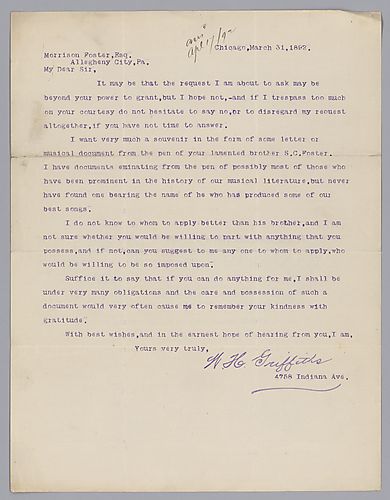 From W.H. Griffiths to Morrison Foster