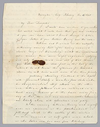 To Henrietta Wick from Eliza C. Foster