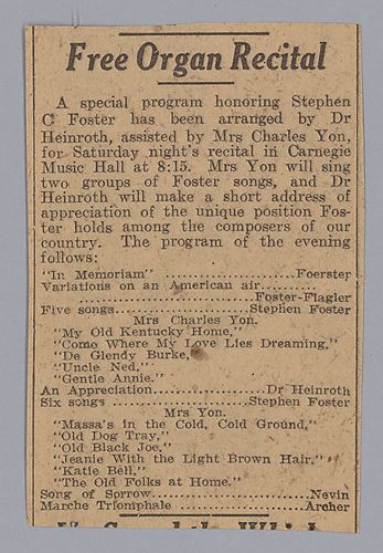 "Free Organ Recital"