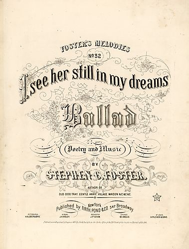 I see her still in my dreams