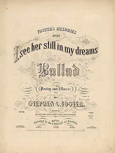 I see her still in my dreams