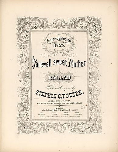 Farewell, sweet mother