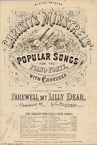 Farewell my Lilly dear; arr