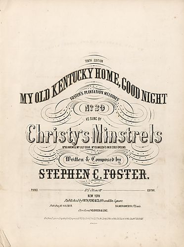 My old Kentucky home, good night