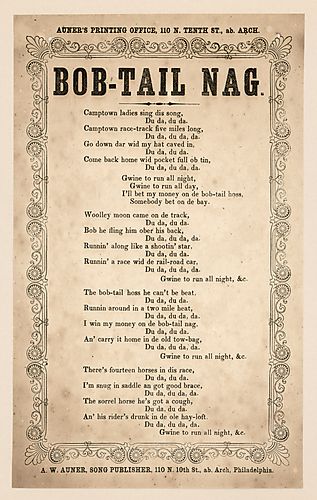 Camptown races. Text Text