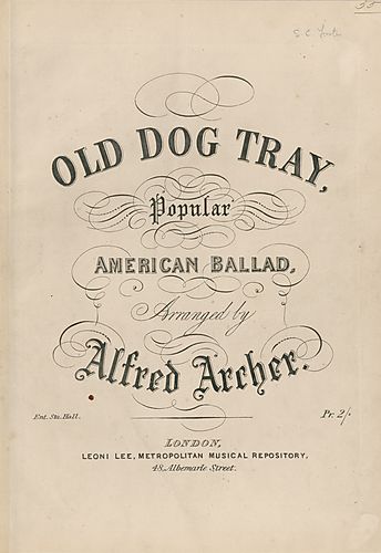 Old dog Tray; arr