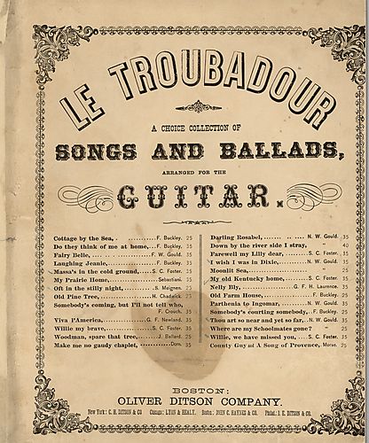 My old Kentucky home, good night; arr