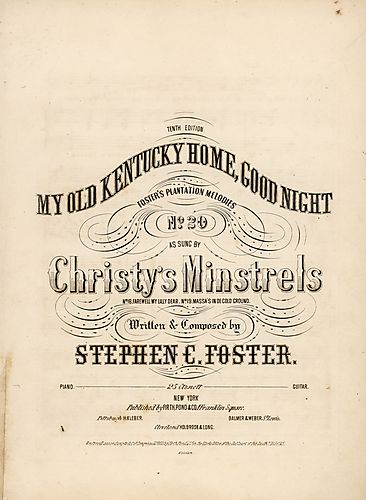 My old Kentucky home, good night