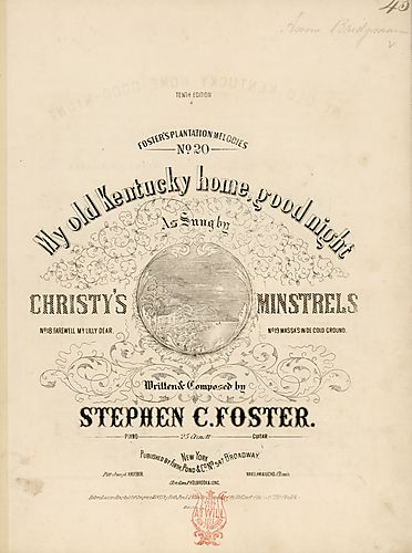 My old Kentucky home, good night