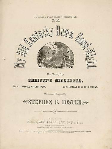 My old Kentucky home, good-night