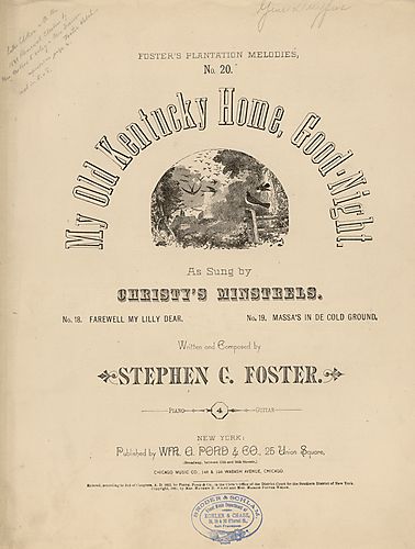 My old Kentucky home, good-night