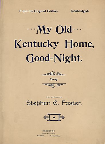 My old Kentucky home, good night