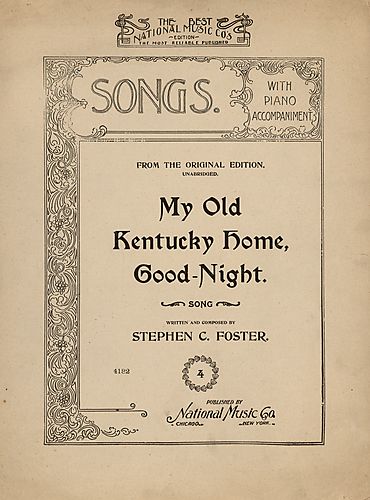 My old Kentucky home, good night