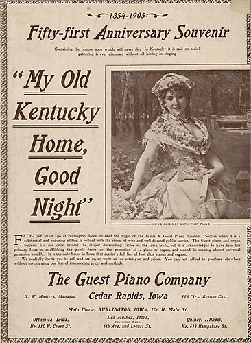 My old Kentucky home, good night