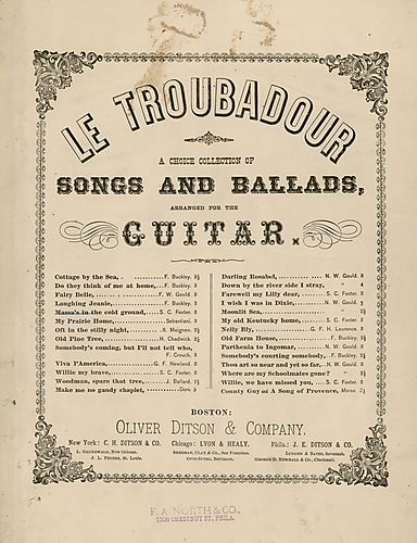 Massa's in de cold ground; arr