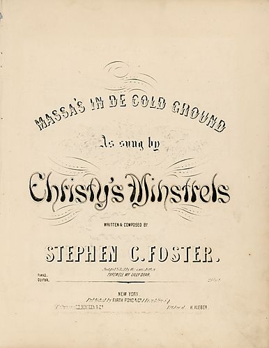 Massa's in de cold ground