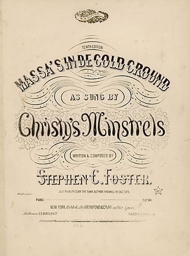 Massa's in de cold ground